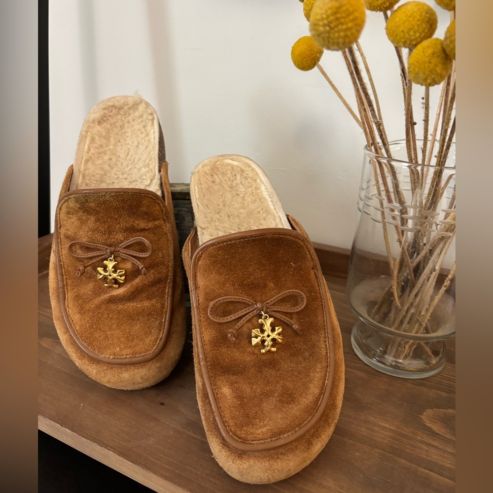 Tory Burch Brown Clogs, Well Loved 7.5